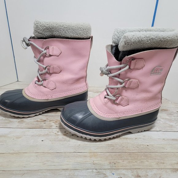 Sorel Yoot Pac Size 5 Pink Waterproof Insulated‎ Snow Lace Up Outdoor Boots - Picture 8 of 12